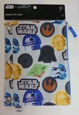 Yoobi Disney Star Wars Carpeta con Cremallera Estuche para Lápices Accesorios Escolares Vader Yoda Foto 1 de 4