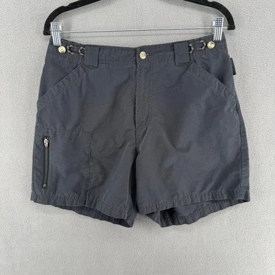 Женские туристические шорты Columbia из хлопковой смеси с 10 черными карманами для кемпинга - Изображение 1 из 4