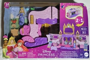 **NEW** Disney Carriage to Castle Princess Toys Transforming Playset By Mattel - Picture 1 of 5