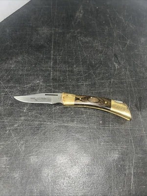 Faca dobrável Case EUA dente de tubarão década de 1980 vintage Lockback P197 LSSP - Imagem 1 de 4