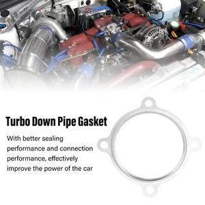 10Pcs Turbo Down Pipe Gasket 3in 4 Stainless Steel Rust Resistant For GT30 - Picture 1 of 12