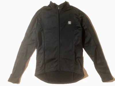 PEARL IZUMI Mens Blk Zip Technical Stretch Fleece Jacket Cycling sz M Bike Track - Image 1 of 4