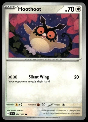 SV05: Temporal Forces #126/162 Hoothoot - Image 1 of 2