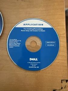⭐️⭐️⭐️⭐️⭐️ CD de aplicación Dell para disco básico Roxio Easy CD Creator 5.2 solamente - Imagen 1 de 1