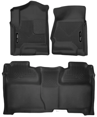 Husky Liners  Fits 2014-2018 Chevrolet Silverado 1500 Crew Cab Pickup, 2015-2019 - Imagem 1 de 4