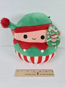 Squishmallows Holiday Bartie Weihnachtselfe 8 Zoll Plüschtier Stofftier Kelly Toy Neu mit Etikett - Bild 1 von 3
