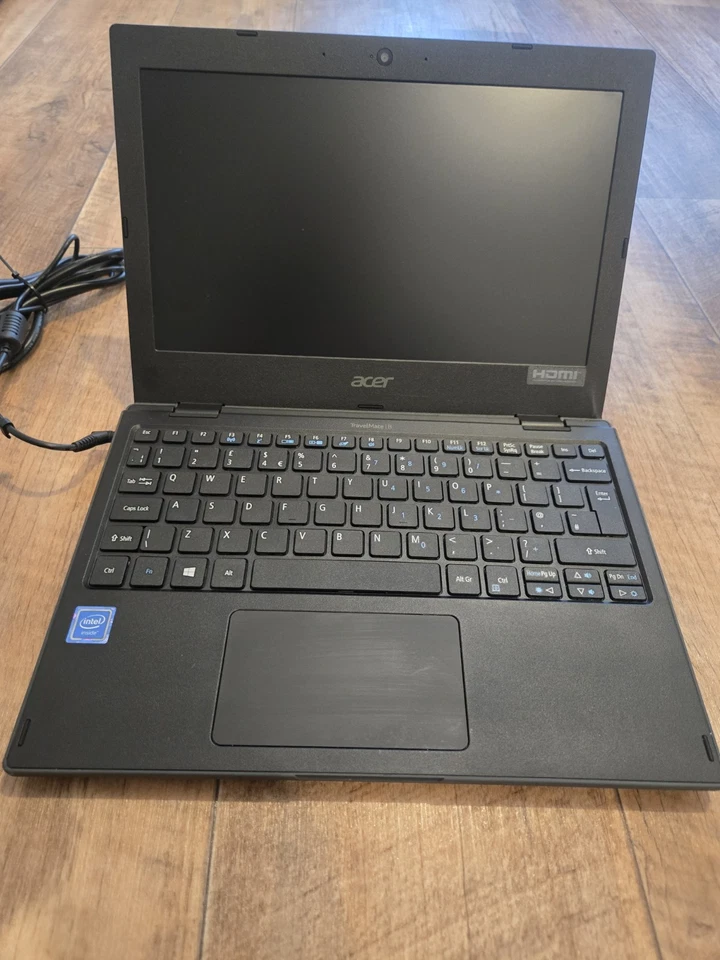 Acer TravelMate 3190 Laptop – Intel Celeron 1.10 GHz 4GB 64GB Win 10 VGC T - Image 1 of 4