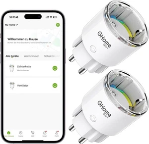 WLAN Steckdose Kleinste WiFi Steckdose Zubehör Smart Plug App Fernbedienung S... - Bild 1 von 3