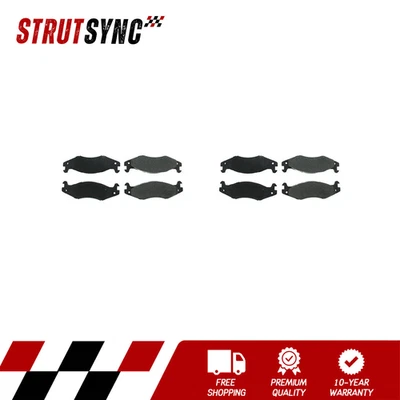 For AM General Hummer 1992 1993 1996 2000 2001 Front Rear Brake Pad Set - Image 1 of 3