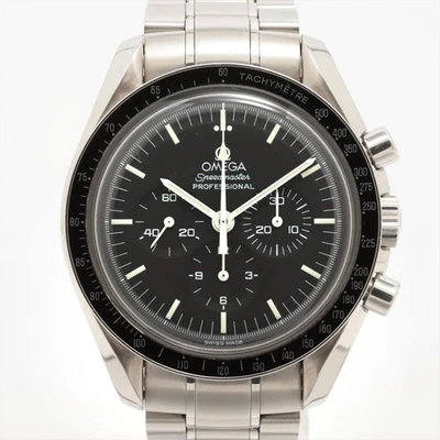 Omega Speedmaster Moonwatch professional 3570.50 SS SS Stem-winder Black Dial - Image 1 of 4