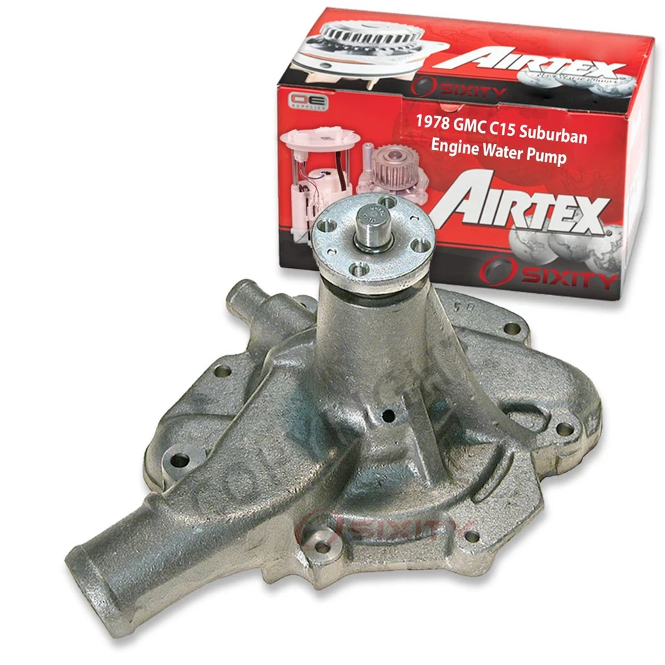 Bomba de agua del motor Airtex para GMC C15 1978 Suburban 5,7 L V8 refrigerante wd Foto 1 de 4