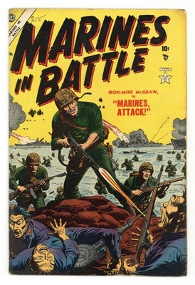 Marines in Battle #4 VG+ 4.5 1955 - Image 1 of 2