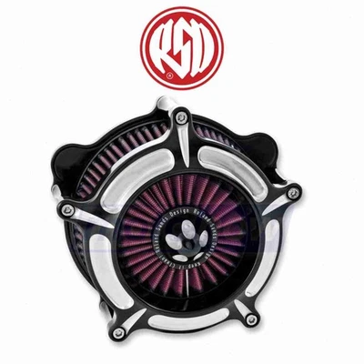 RSD Turbine Air Cleaner for 1993-2007 Harley Davidson FLHTC Electra Glide du Foto 1 de 4