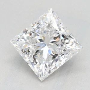1.08 carat IGI Certified Princess Cut Lab Grown CVD Diamond E Color VVS1 clarity - Picture 1 of 7