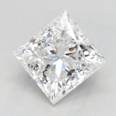 1.08 carat IGI Certified Princess Cut Lab Grown CVD Diamond E Color VVS1 clarity - Image 1 of 4