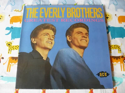THE EVERLY BROTHERS GREATEST RECORDINGS ORIGINAL 1986 ACE RECORDS VINYL LP - Image 1 of 4