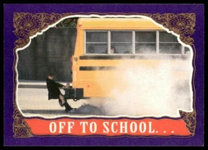 1991 Topps The Addams Family Movie #15 Off to School ... Card - Picture 1 of 2