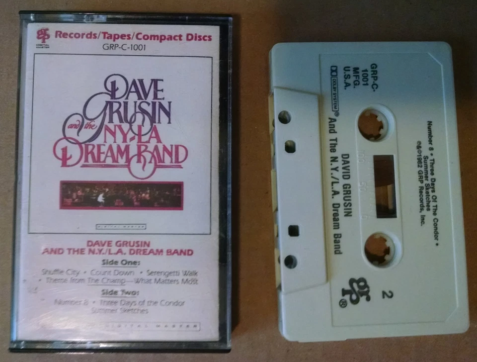 David Grusin and the New York Los Angeles Dream Band - Music Cassette Tape Foto 1 de 1