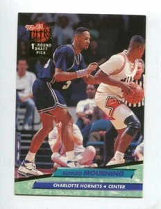 1992-93 Ultra #193 Alonzo Mourning Charlotte Hornets Rookie - Picture 1 of 1