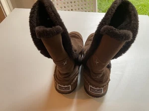 Cushe Suede Ankle Chocolate Boots Women Size 7 - Picture 1 of 3