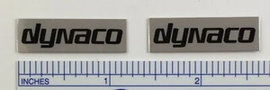 Dynaco Speaker or Amplifier Badge Logo Emblem Silver w/Black - Picture 1 of 6