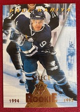 1994-95 Pinnacle Select ROOKIE Paul Kariya Anaheim Ducks HOFer  Card #173 NM-MT