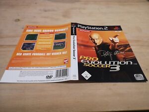 Pro Evolution Soccer 3 - PS2 Playstation 2 Frontcover + Backcover Gebraucht