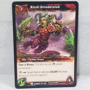 World Of Warcraft War Of The Elements Kizzli Grinderstub 136/220 TCG Card - Picture 1 of 2