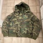 Polo Ralph Lauren Jacket Mens XL Camouflage Camo Coat Bomber Hood denim & supply