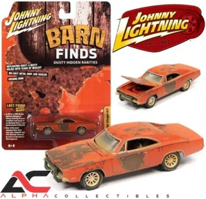 JOHNNY LIGHTNING 1:64 JLSP192 1969 DODGE CHARGER "BARN FIND" GENERAL LEE LOOK - Picture 1 of 1