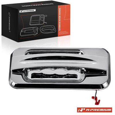 Maçaneta de porta externa cromada passageiro traseiro para Hummer H2 2003-2009 estilo barra - Imagem 1 de 4