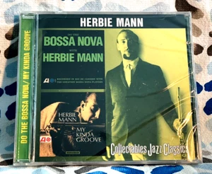 HERBIE MANN 2 Albums on 1 CD Do The Bossa Nova / My Kinda Groove *SEALED* - Foto 1 di 2