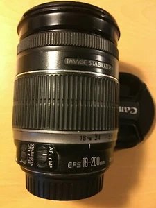 Lente Canon EF-S 18-200 mm F/3,5-5,6 IS, excelente estado - Imagen 1 de 6