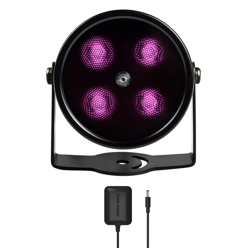 Tendelux 80ft IR Illuminator | Ai4 No Hot Spot Wide Angle Infrared Light for
