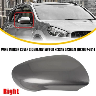 Passend für Nissan Qashqai J10 2009 2007-2014 Rückspiegel Abdeckung Kappe neu - Image 1 of 4