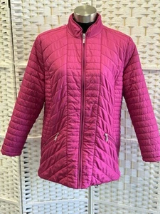 "GIVONI"SIZE"12"WOMENS PRETTY PINK QUILTED JACKET INNER POCKET* - Picture 1 of 7