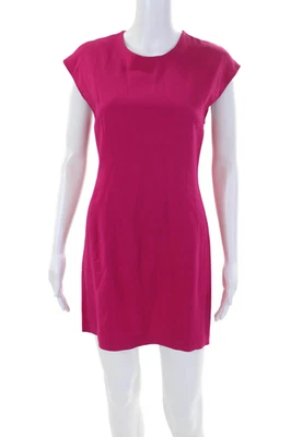 ALC Womens Sleeveless Zipped Pencil Dress Hot Pink Size 6 - Image 1 of 4