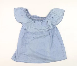 Vero Moda Women's Blue Off-Shoulder Blouse, M, Summer Chambray - Picture 1 of 12