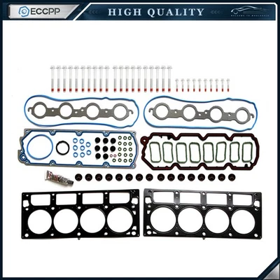 Juego de juntas de culata pernos de culata para Chevrolet Camaro 2012-2014 6,2 L V8 GAS OHV Foto 1 de 4
