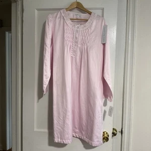 Miss Elaine PINK SILKY NIGHTGOWN - SIZE XL - New With Tags NEW - Picture 1 of 11