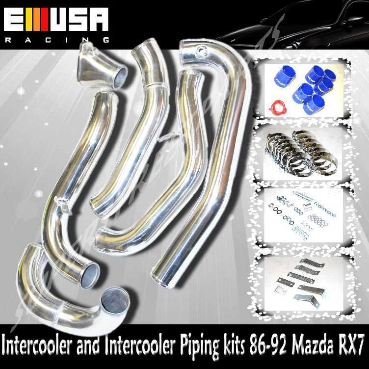  Kits de tuberías intercooler para 86-92 Mazda RX RX-7 FC3S Foto 1 de 2