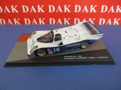 Die cast 1/43 Modellino Auto Porsche 962 24H Daytona 1986 D. Bell - Immagine 1 di 4