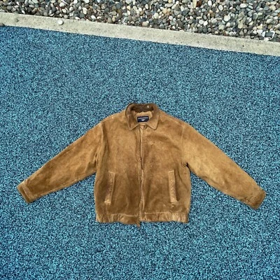 DOCKERS 100% MENS LEATHER JACKET XL  - Image 1 of 4