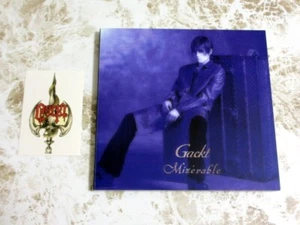 Gackt Mizerable Japan CD 1st Press Limited Edition w/Tattoo Sticker(Red) - Imagen 1 de 3
