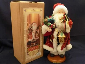1999 GRANDEUR NOEL COLLECTOR'S EDITION 16" SANTA W/ LANTERN  ORG BOX   EXCELLENT - Picture 1 of 8