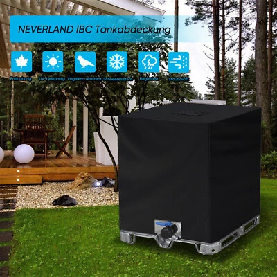 NEVERLAND IBC Lona protectora Lona Cubierta Contenedor Campana Cover Tank 1000l
