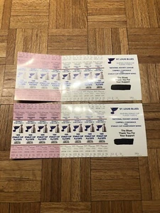 1988-89 St. Louis Blues Stanley Cup Unused Playoff Ticket Stubs - Picture 1 of 14