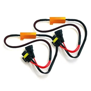 LED Resistor H11 H8 Canceler Error Decoder Low Fog Headlight Bulb Repair for Two - Picture 1 of 4