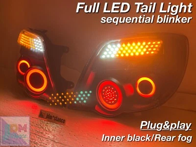 JDM Subaru Impreza  Wagon 04-07 LED Tail light Sequential GDB GGA WRX STI  [v3] - Image 1 of 4
