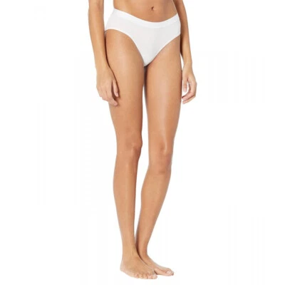 Commando Soft-Rib Logo Thong, White, L - Image 1 of 3